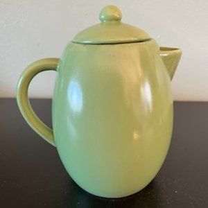 STARBUCKS Sage Jade Green Coffee Server / Teapot with Lid ~ 2011